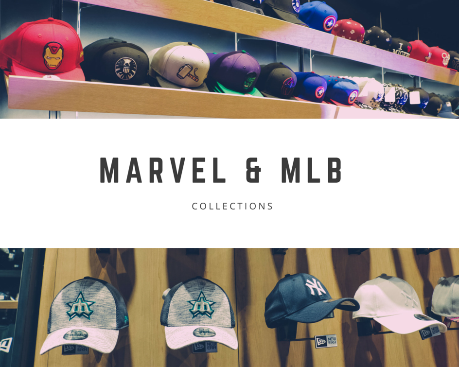 new era store sm seaside city cebu - mlb and marvel - ching sadaya