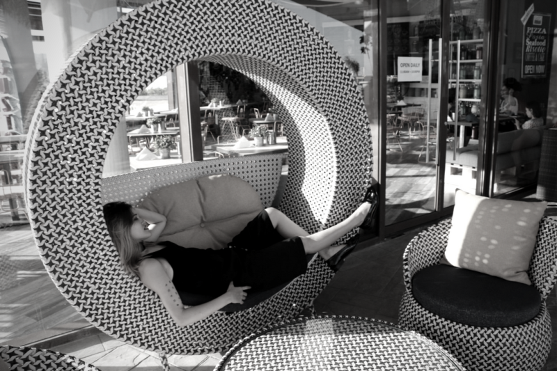 monochrome ootd - gusto mare il corso outdoor furniture round sofa - ching sadaya website