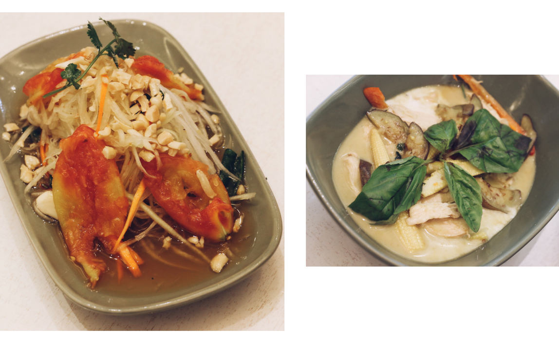 Soi - Papaya salad and Chicken in green curry - SM Seasise City Cebu - Ching Sadaya blog